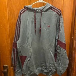 Large Adidas hooded sweatshirt